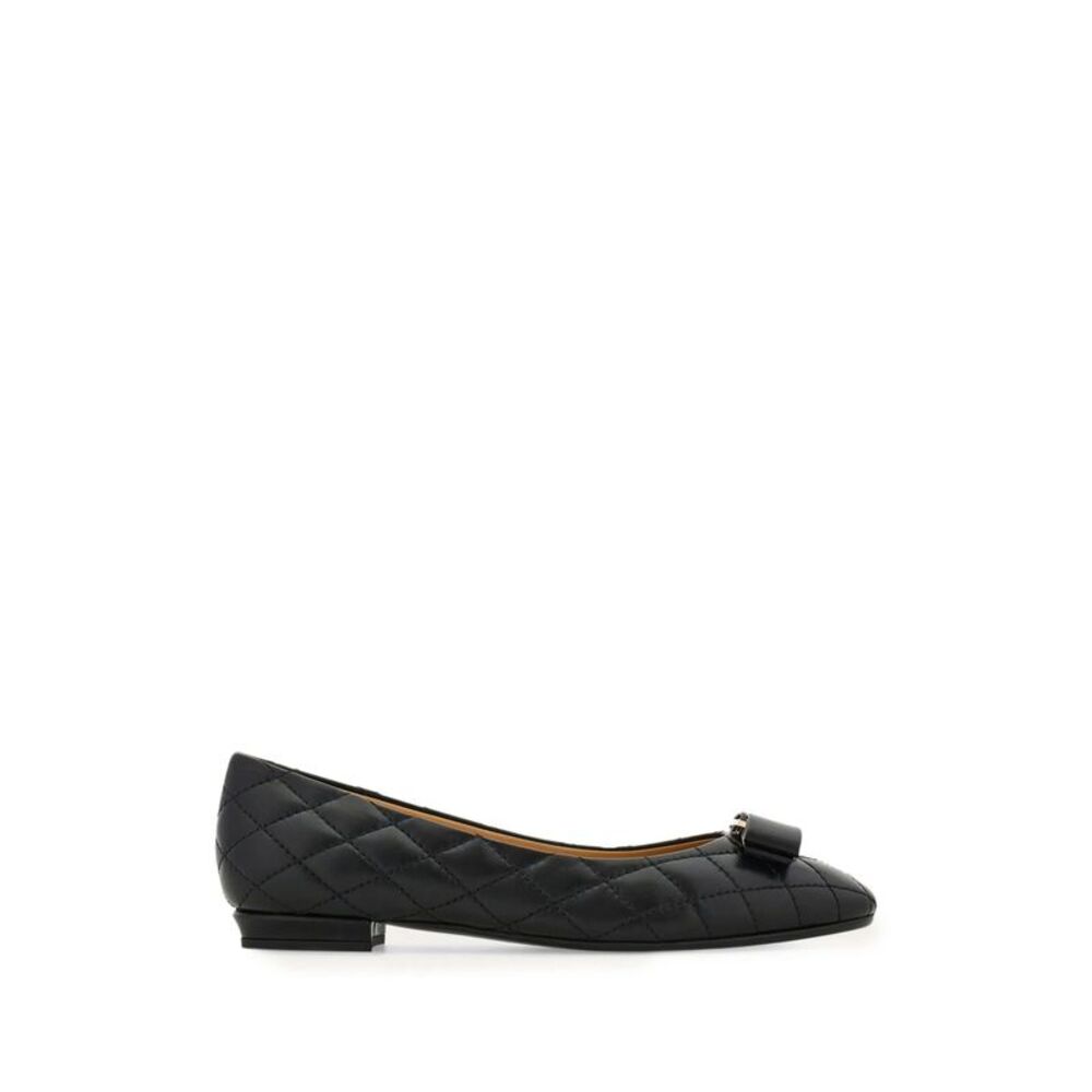 Ferragamo Black Ballet Flats Women